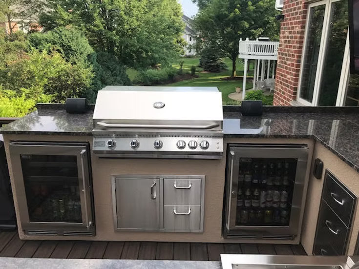 Kokomo GrillS 40” Professional Built in Gas Grill (5 Burner/Back Burner)-KO-BAK5BG-PRO 2024 MODEL