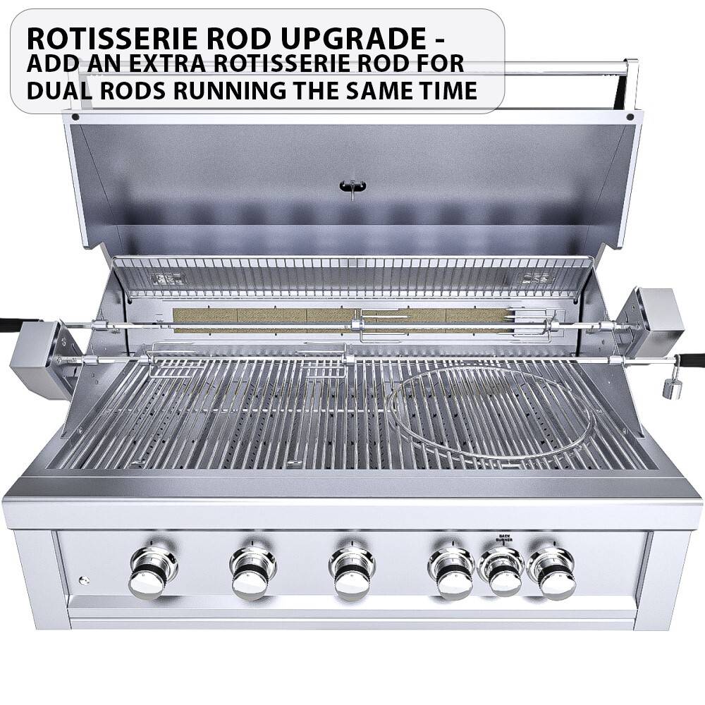 Sunstone Grills Ruby® Series 5 Burner Pro-Sear 42″ w/IR-RUBY5IR