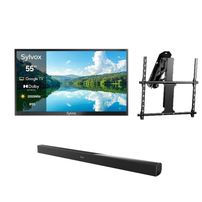 SYLVOX 55" 2000Nit Google Outdoor TV - 2024 Pool Pro 2.0 Series(NEW)
