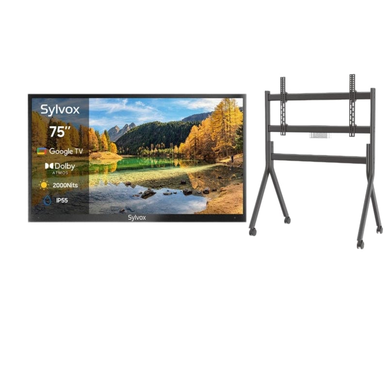 SYLVOX 75" 2000Nit Google Outdoor TV - 2024 Pool Pro 2.0 Series(NEW)