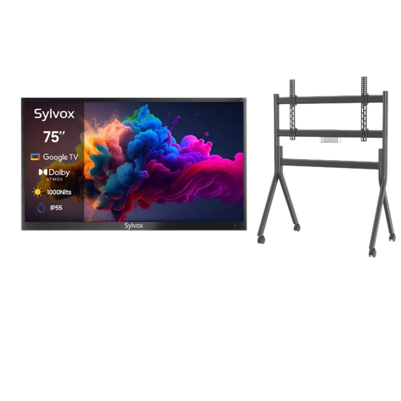 SYLVOX 75" Advanced QLED Google Outdoor TV -2024 Deck Pro QLED 2.0