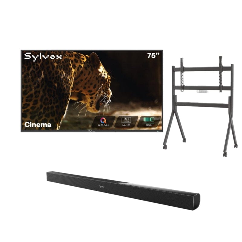 Sylvox Cinema 75" Helio QLED 120HZ Outdoor TV(2000Nits)-2025 Model
