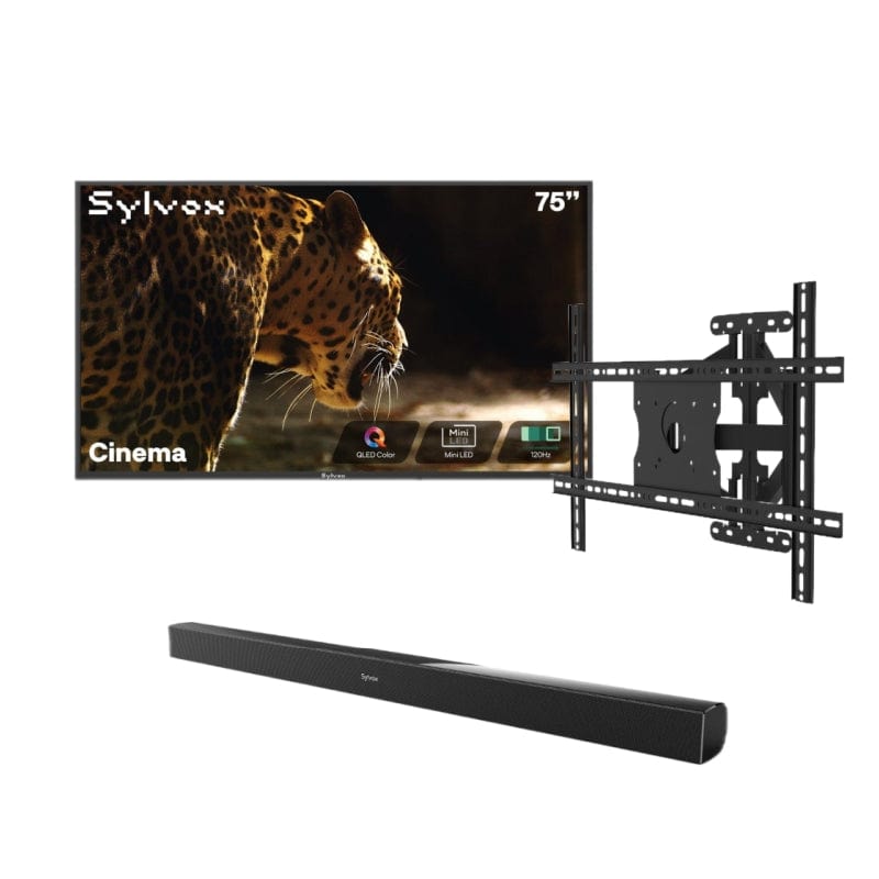 Sylvox Cinema 75" Helio QLED 120HZ Outdoor TV(2000Nits)-2025 Model
