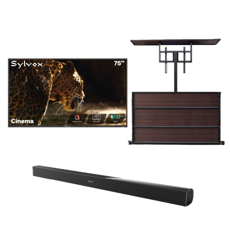 Sylvox Cinema 75" Helio QLED 120HZ Outdoor TV(2000Nits)-2025 Model