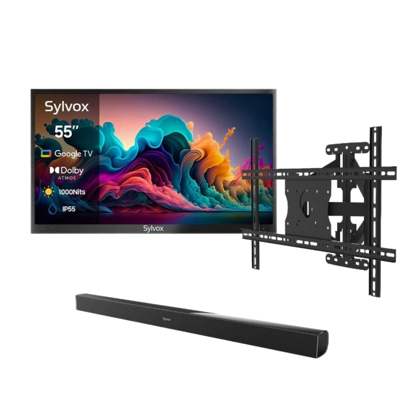 SYLVOX 55" Advanced QLED Google Outdoor TV - 2024 Deck Pro QLED 2.0