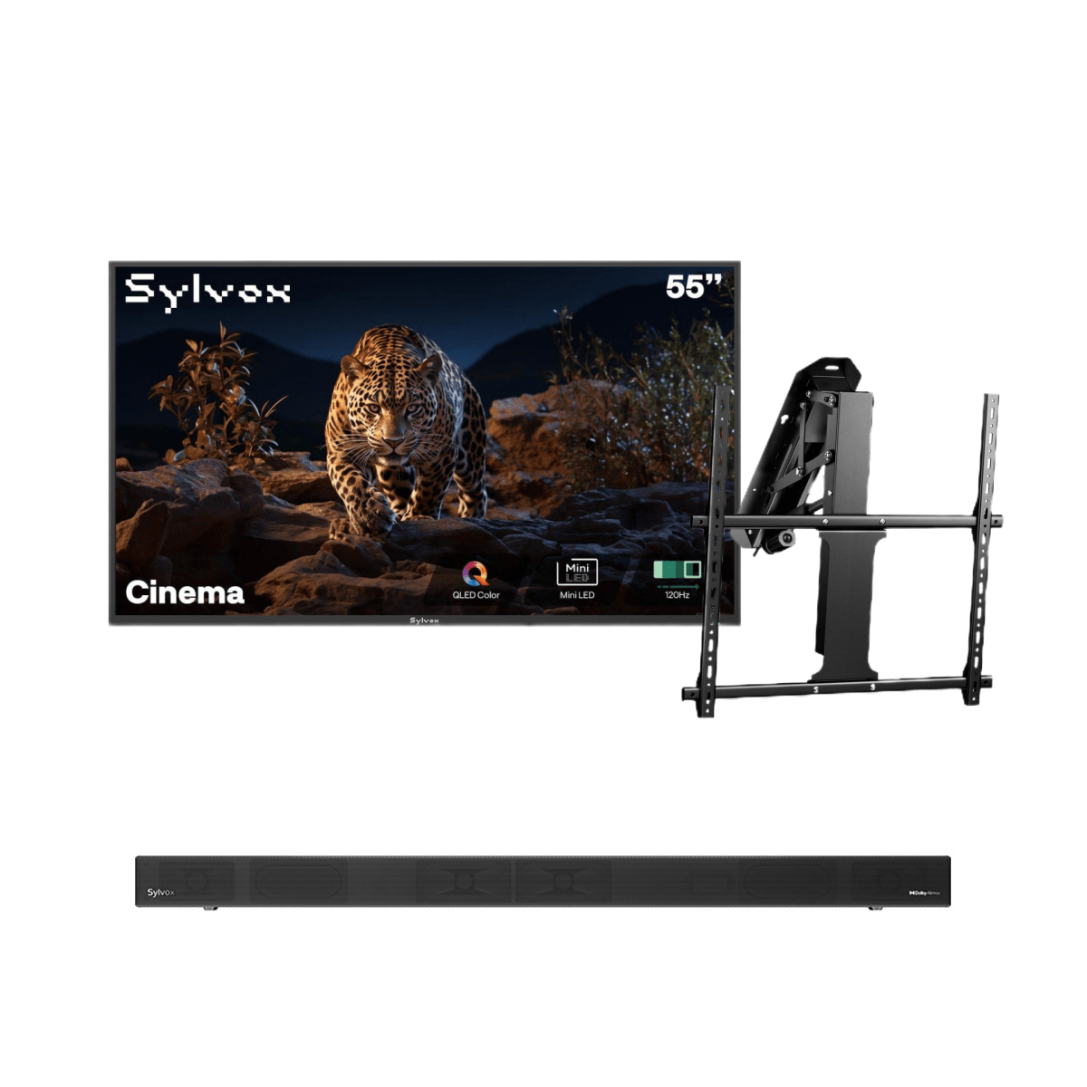 Sylvox Cinema 55" Helio QLED 120HZ Outdoor TV(2000Nits)-2025 Model