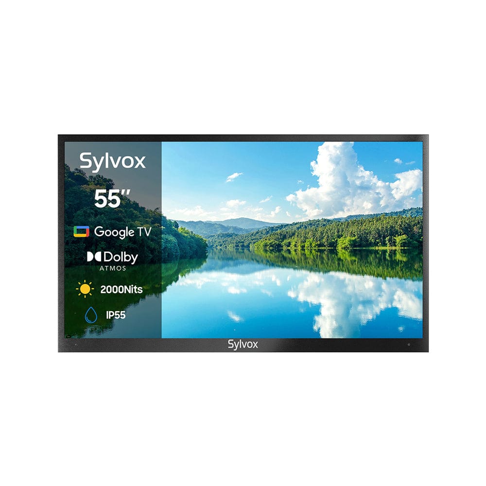 SYLVOX 55" 2000Nit Google Outdoor TV - 2024 Pool Pro 2.0 Series(NEW)