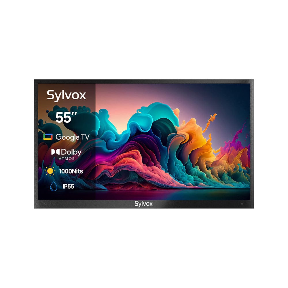 SYLVOX 55" Advanced QLED Google Outdoor TV - 2024 Deck Pro QLED 2.0