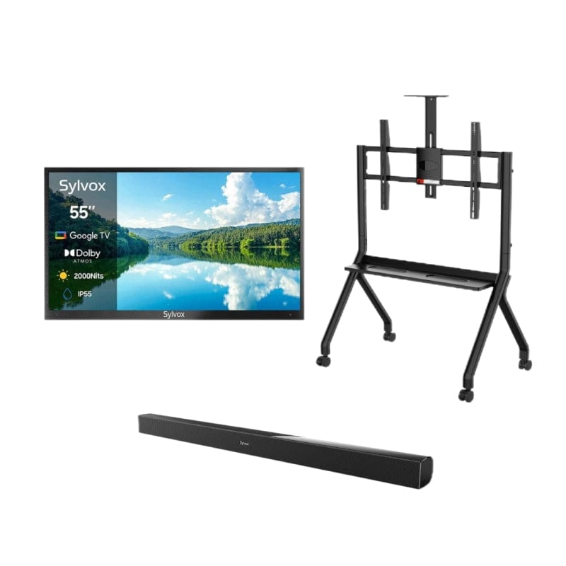 SYLVOX 55" 2000Nit Google Outdoor TV - 2024 Pool Pro 2.0 Series(NEW)