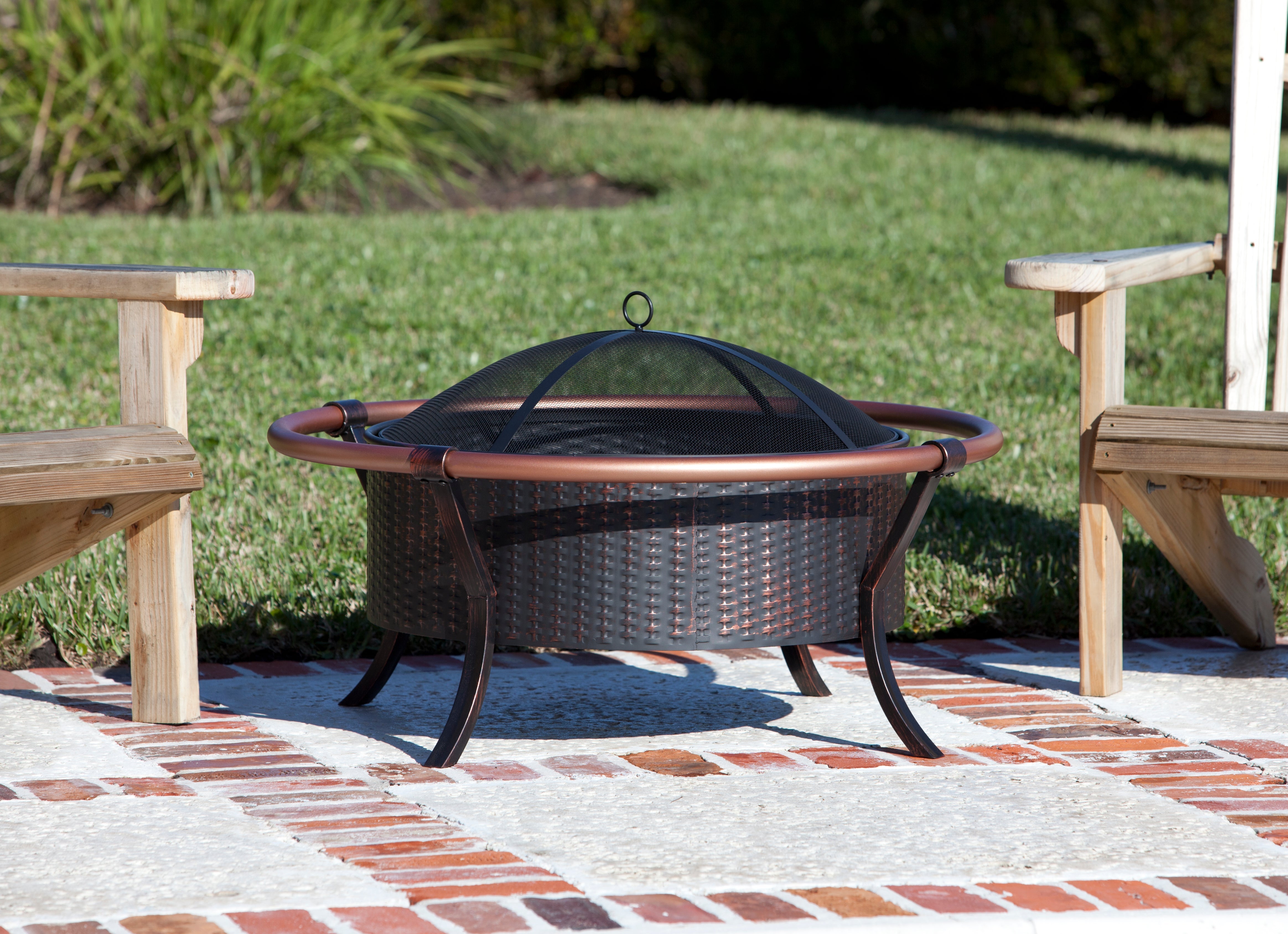 Fire Sense Copper Rail Fire Pit | 60859