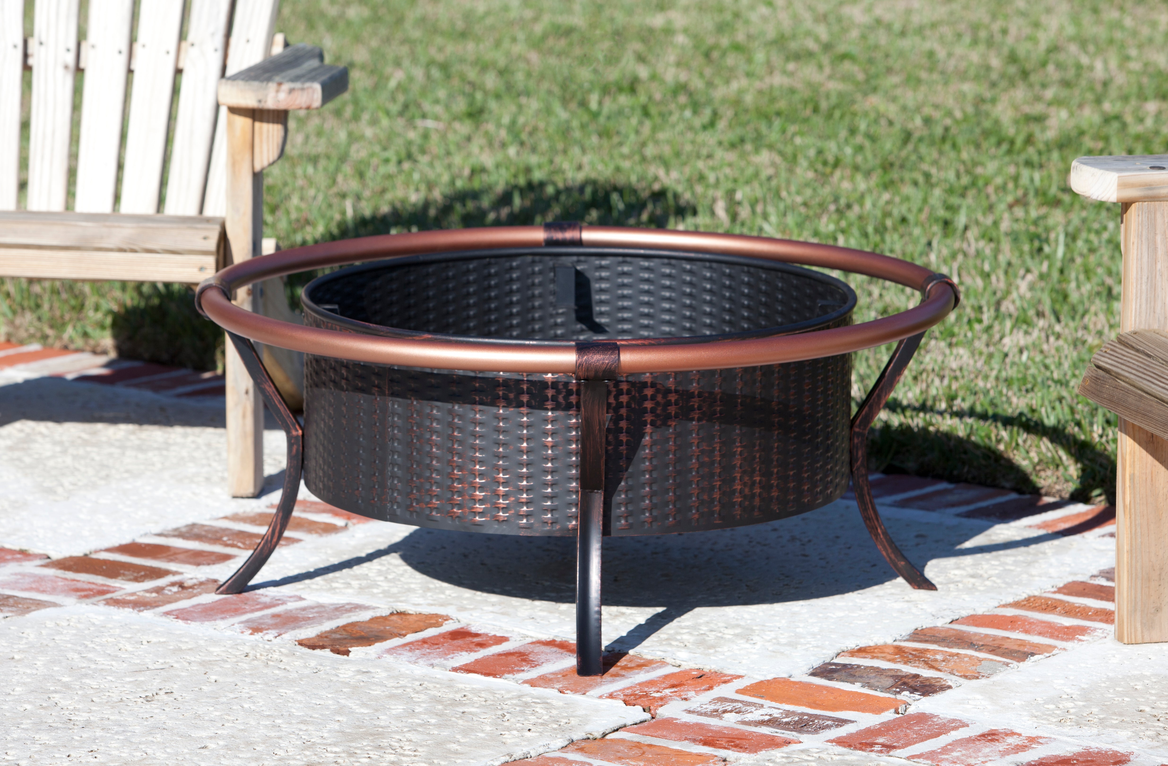 Fire Sense Copper Rail Fire Pit | 60859