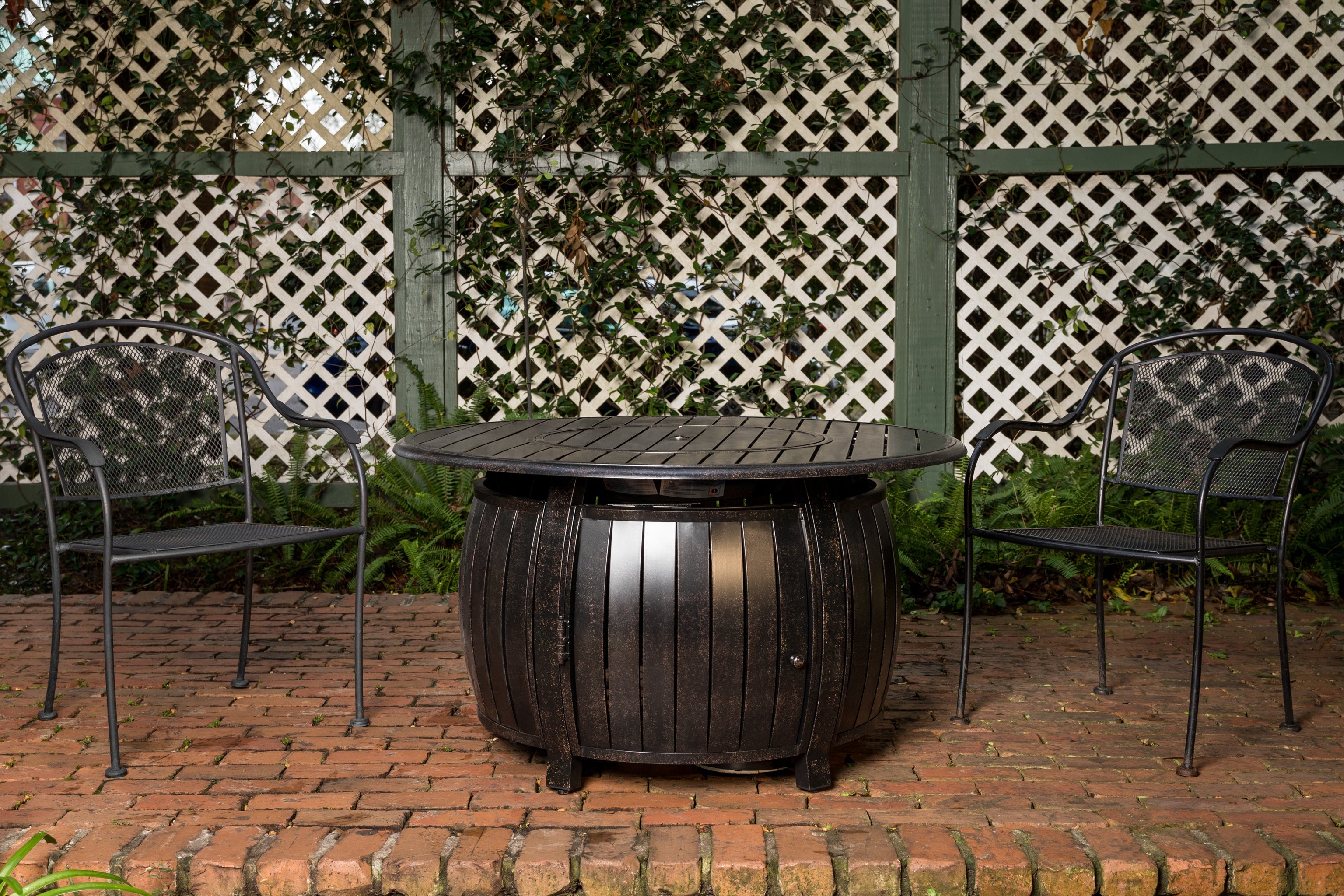 Fire Sense Grand Cooper Aluminum Round LPG Fire Pit | 61832