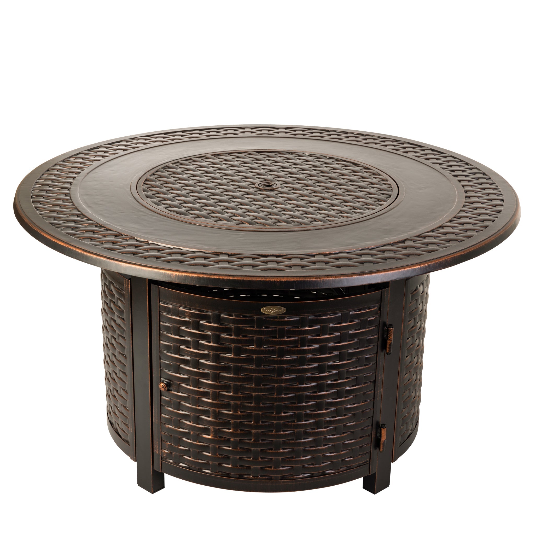 Fire Sense Bellante Woven Aluminum LPG Fire Pit | 62195