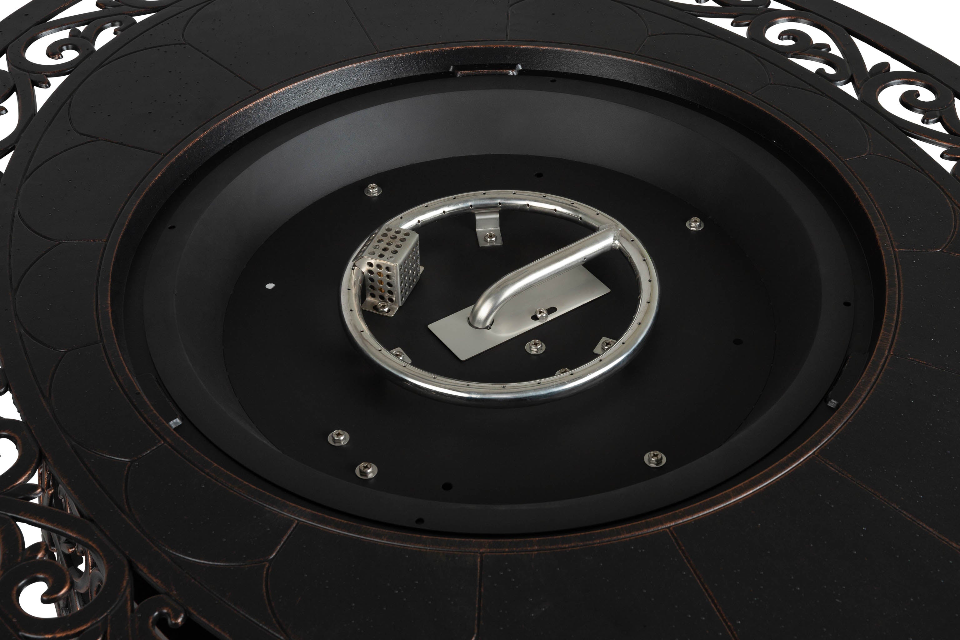 Fire Sense Toulon Oval Aluminum LPG Fire Pit | 62198