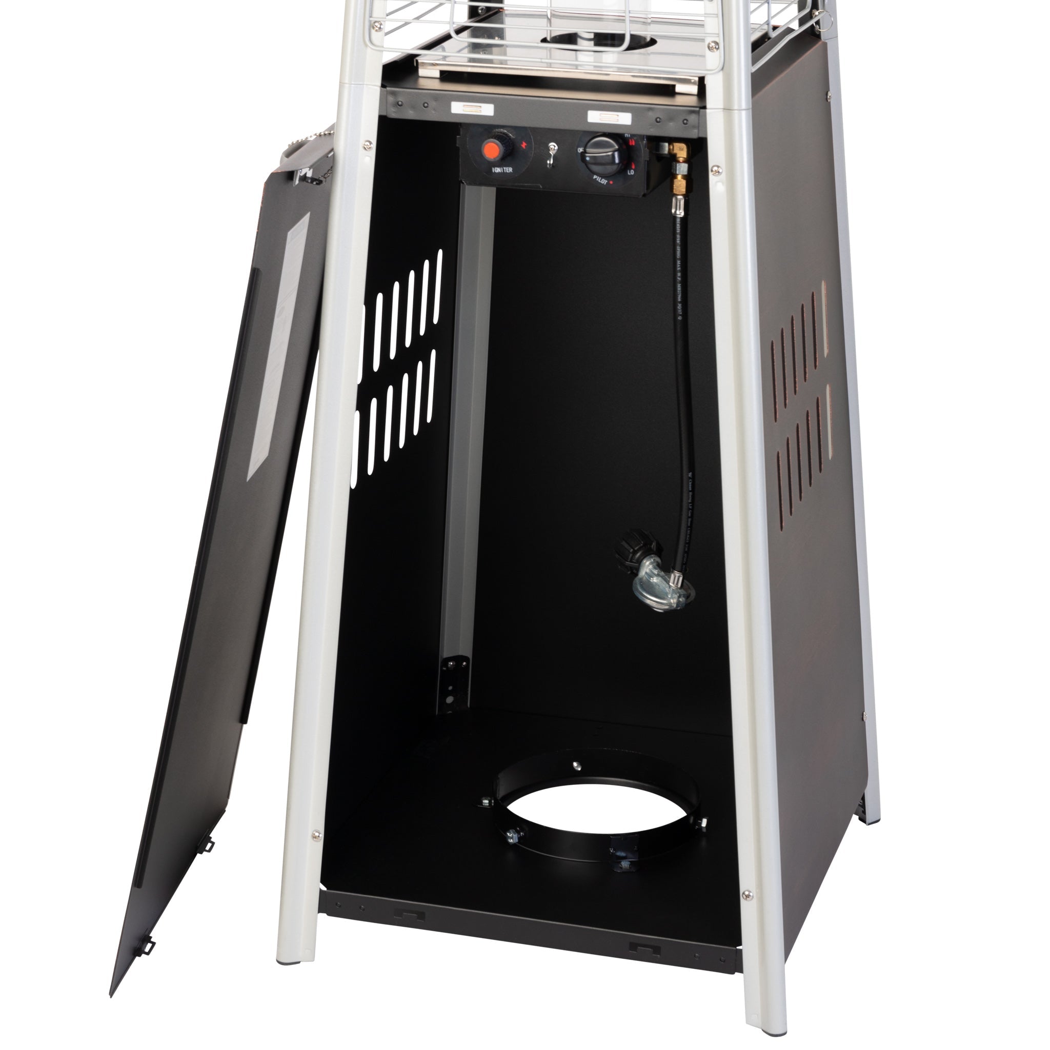 Fire Sense Coronado Brushed Bronze Pyramid Flame Patio Heater | 62263