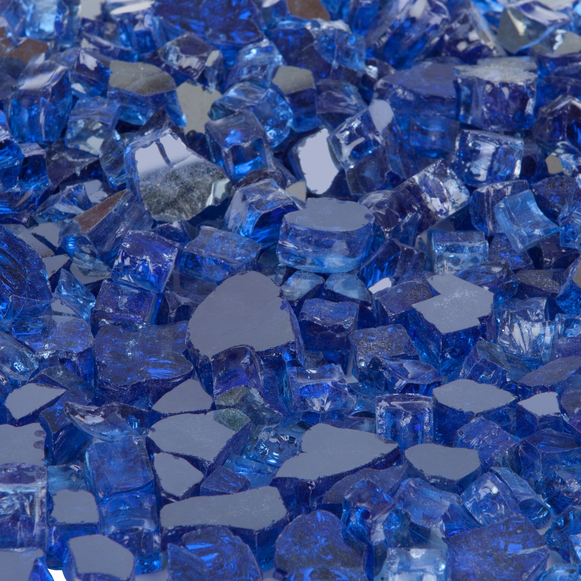 Fire Sense Sapphire Blue Reflective Fire Glass | 62366