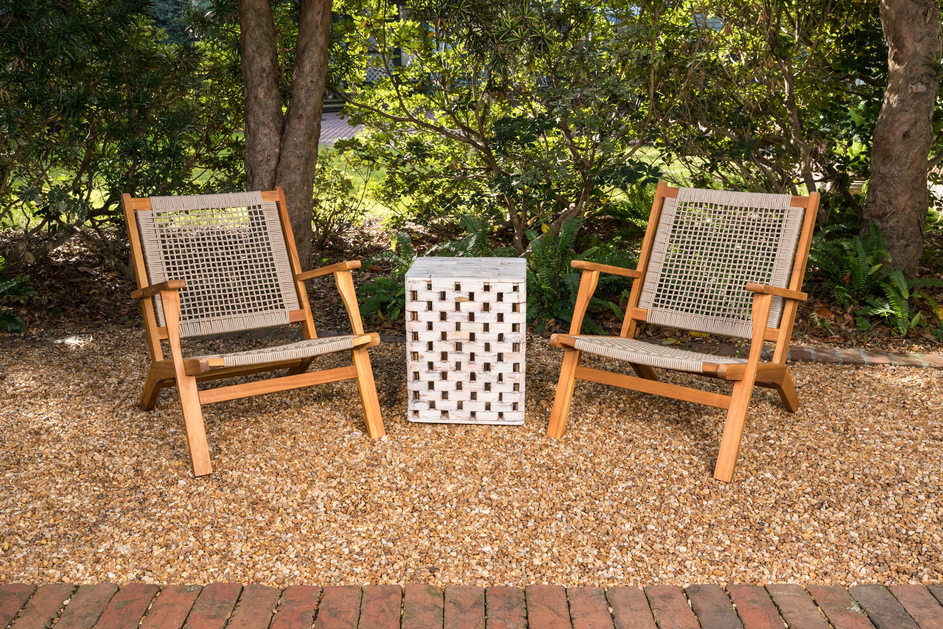 Balkene Home Vega Natural Stain Outdoor Chair | 62773
