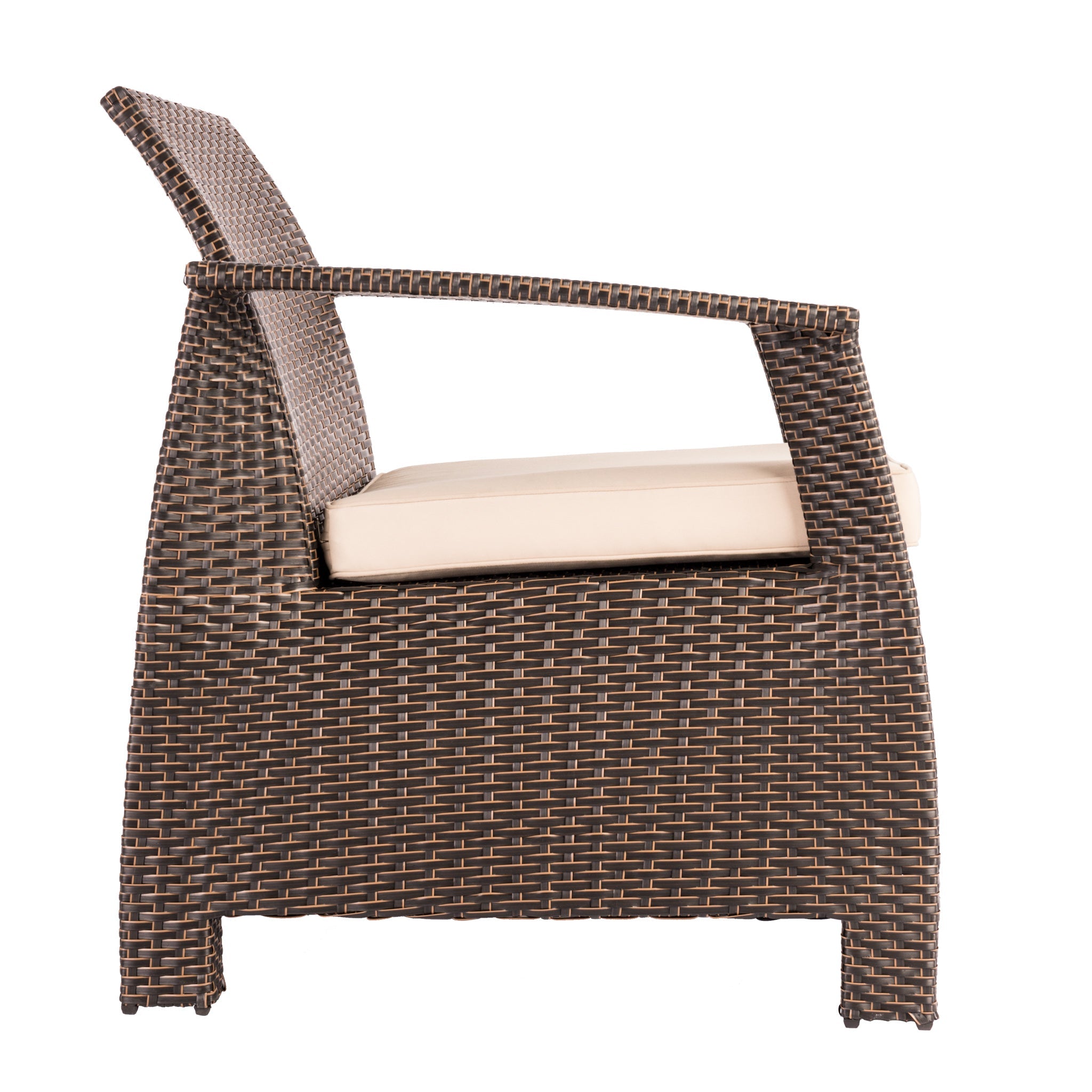 Balkene Home Bondi Deluxe Armchair in Mocha Wicker | 62775