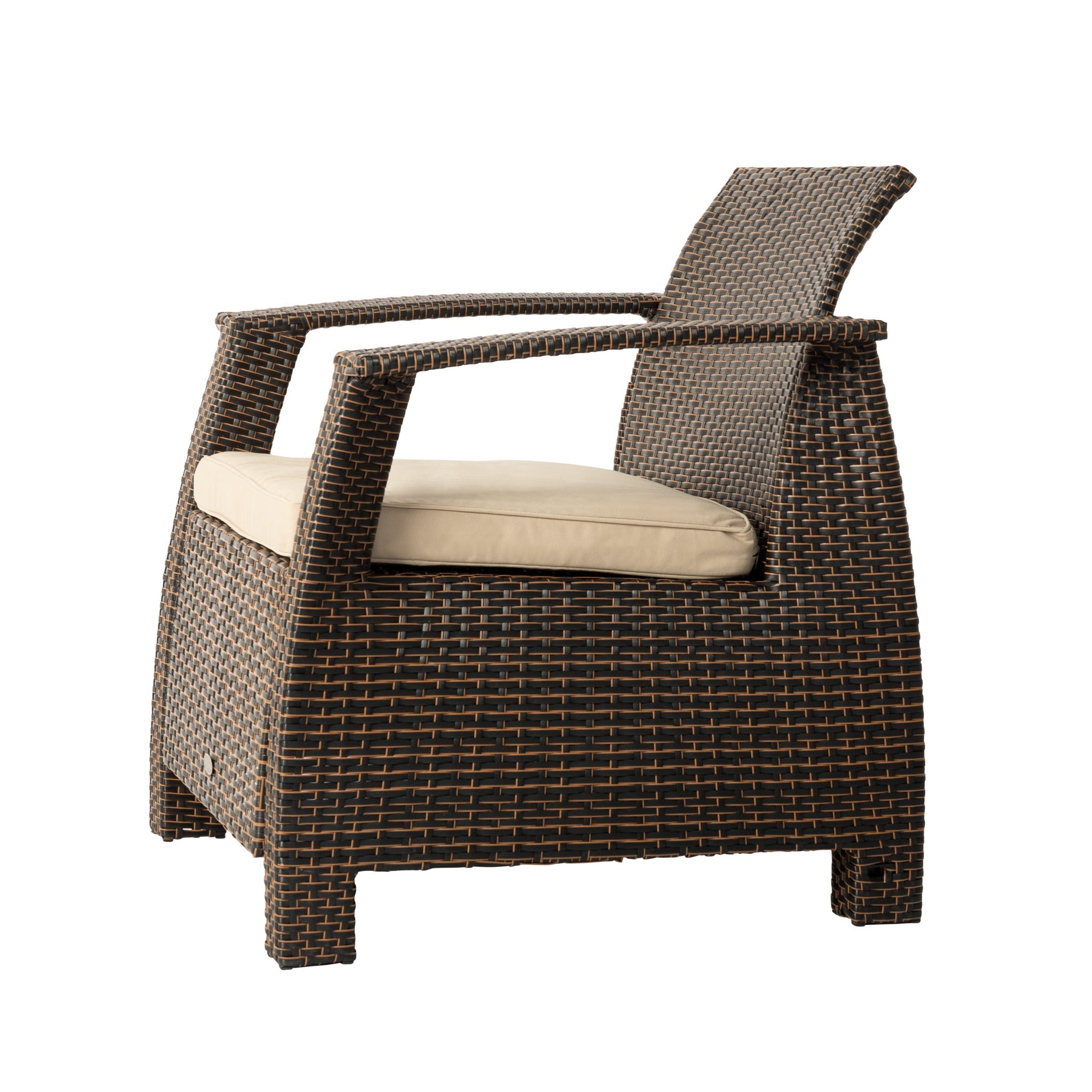 Balkene Home Bondi Deluxe Armchair in Mocha Wicker | 62775