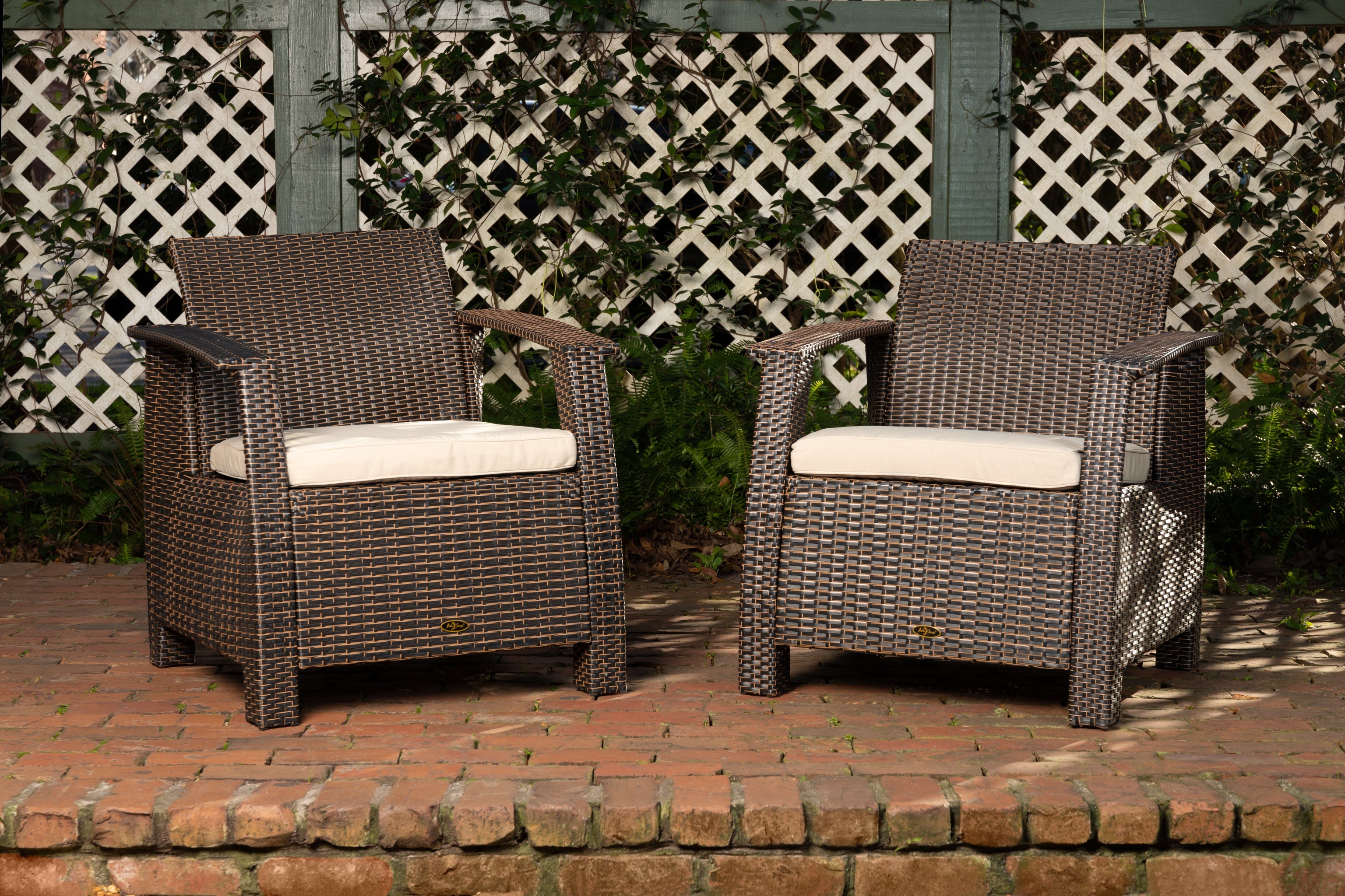 Balkene Home Bondi Deluxe Armchair in Mocha Wicker | 62775