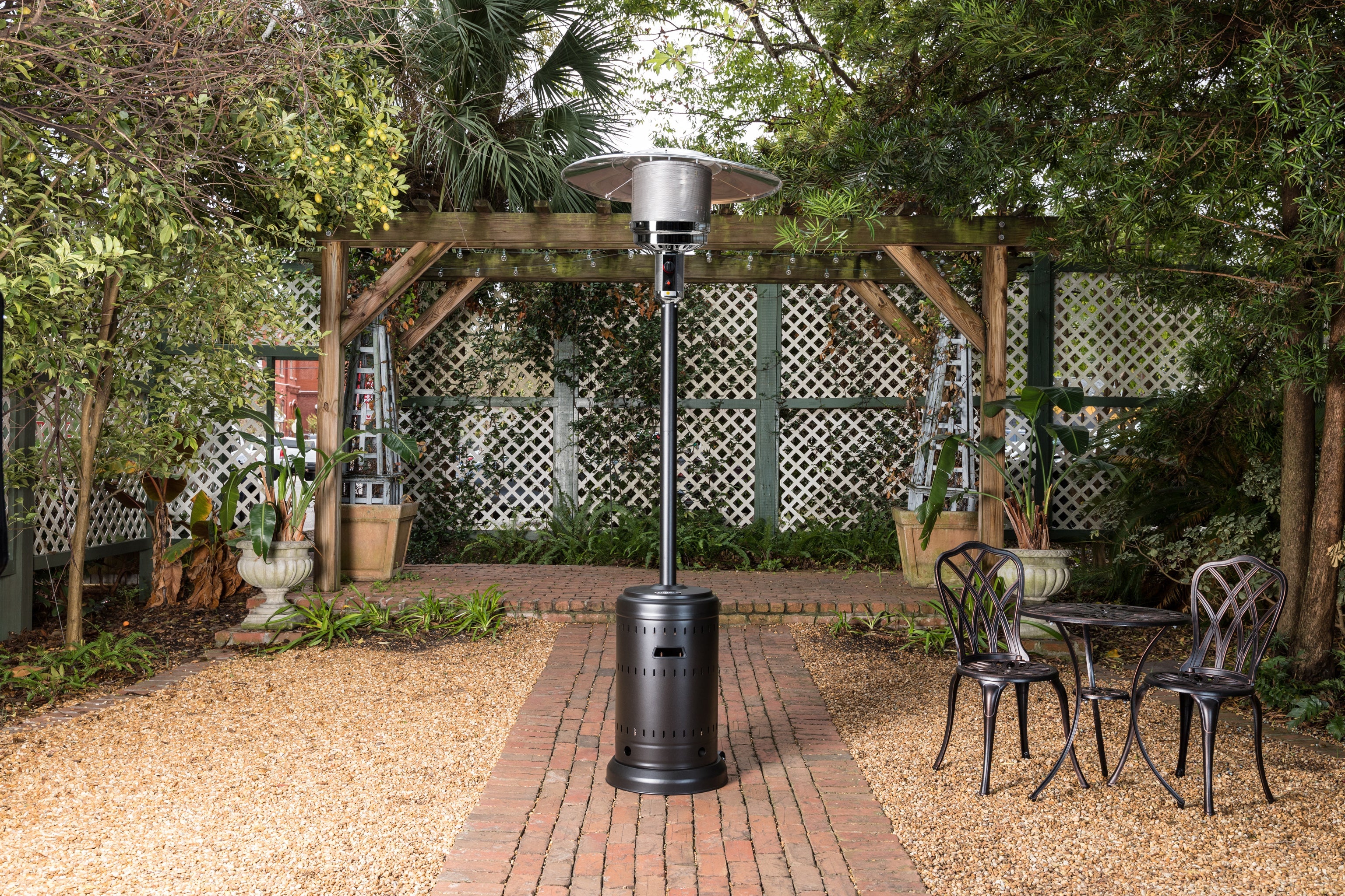 Fire Sense Espresso Finish Commercial Patio Heater | 62785
