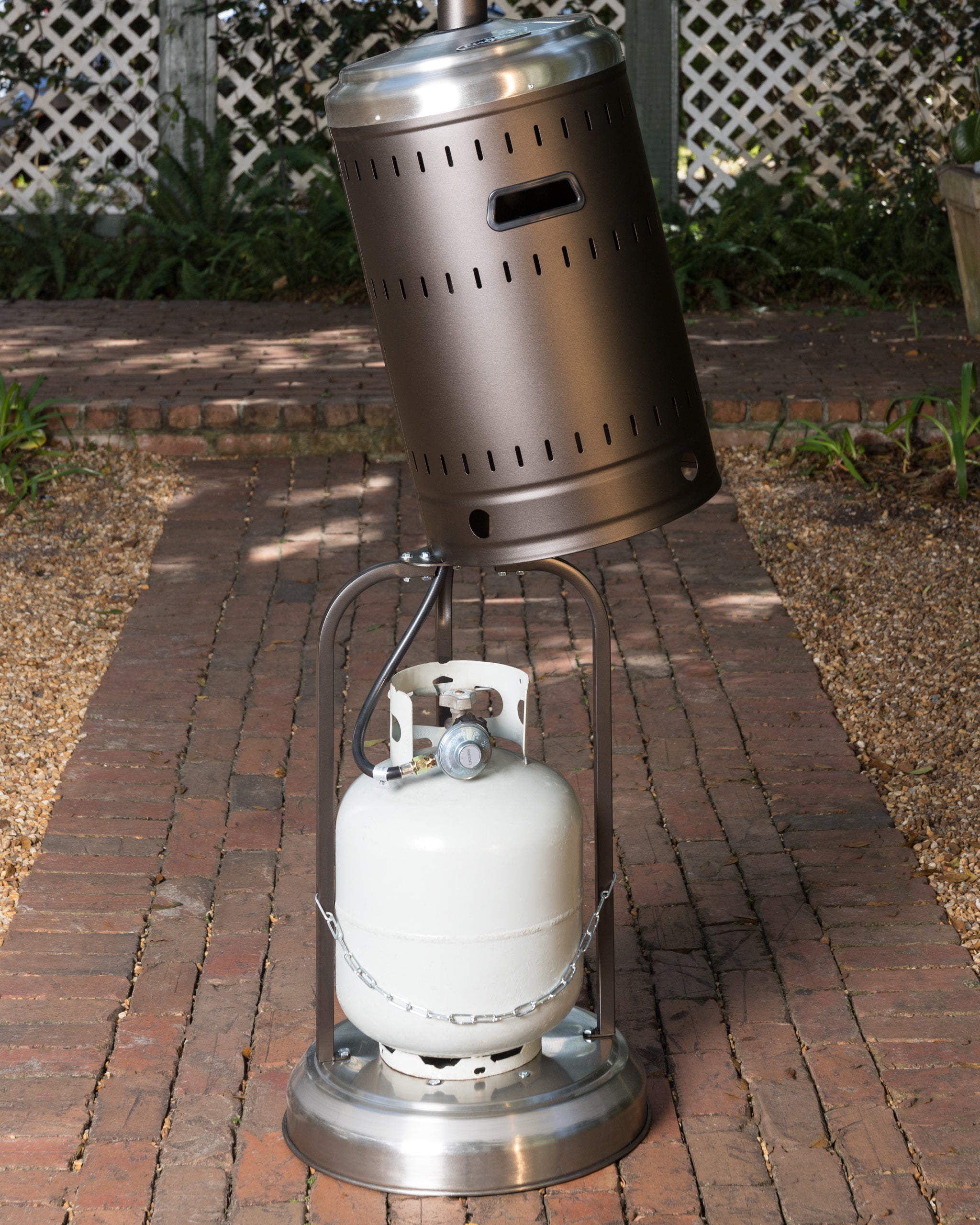 Fire Sense Ash and Stainless Steel Finish Patio Heater | 63010