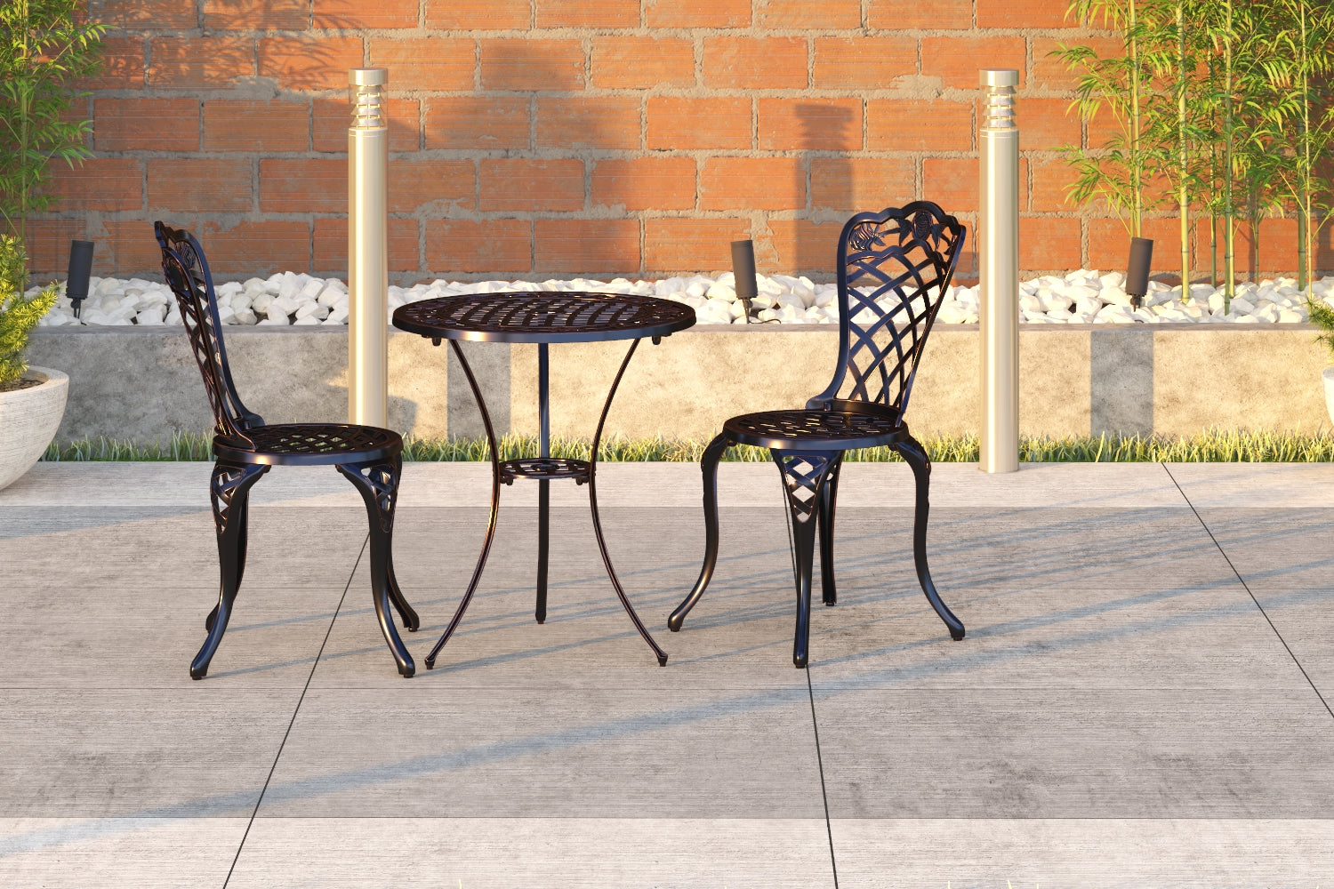 Balkene Home Scarlet Aluminum Bistro Set | 63288