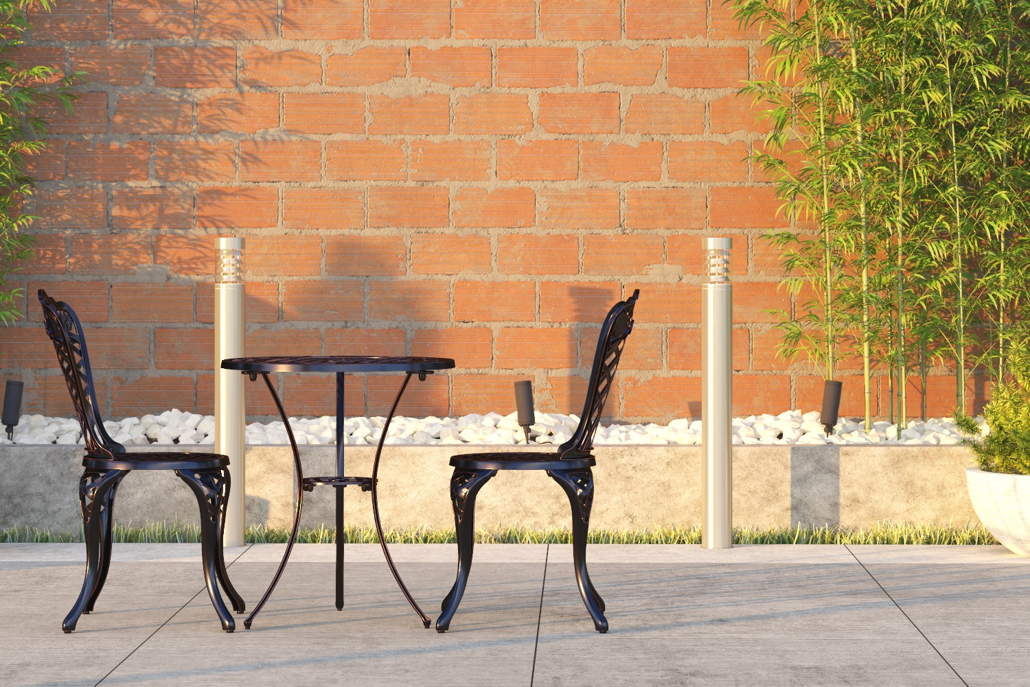 Balkene Home Scarlet Aluminum Bistro Set | 63288