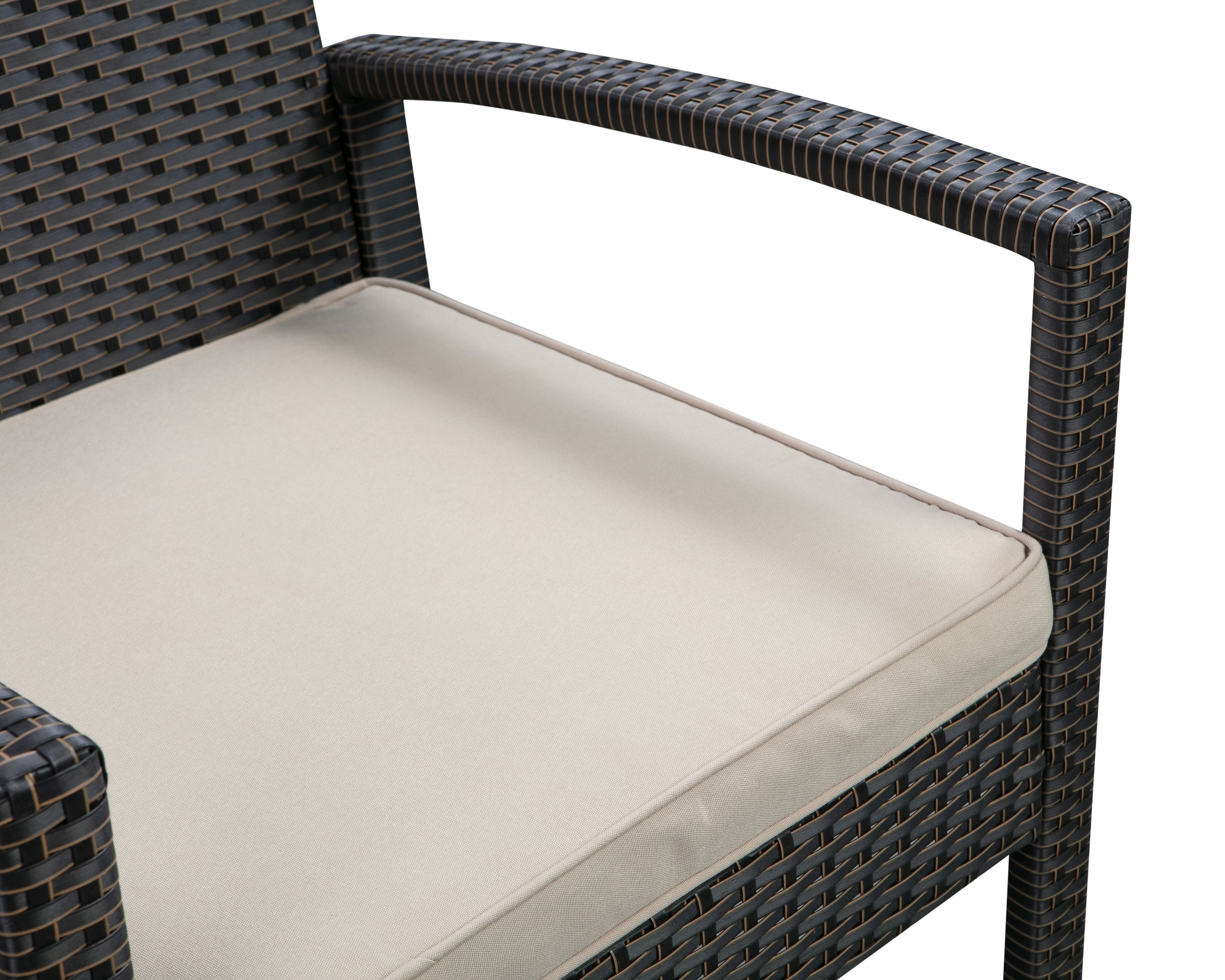 Balkene Home Bern Balcony Chat Set in Mocha Wicker | 63358