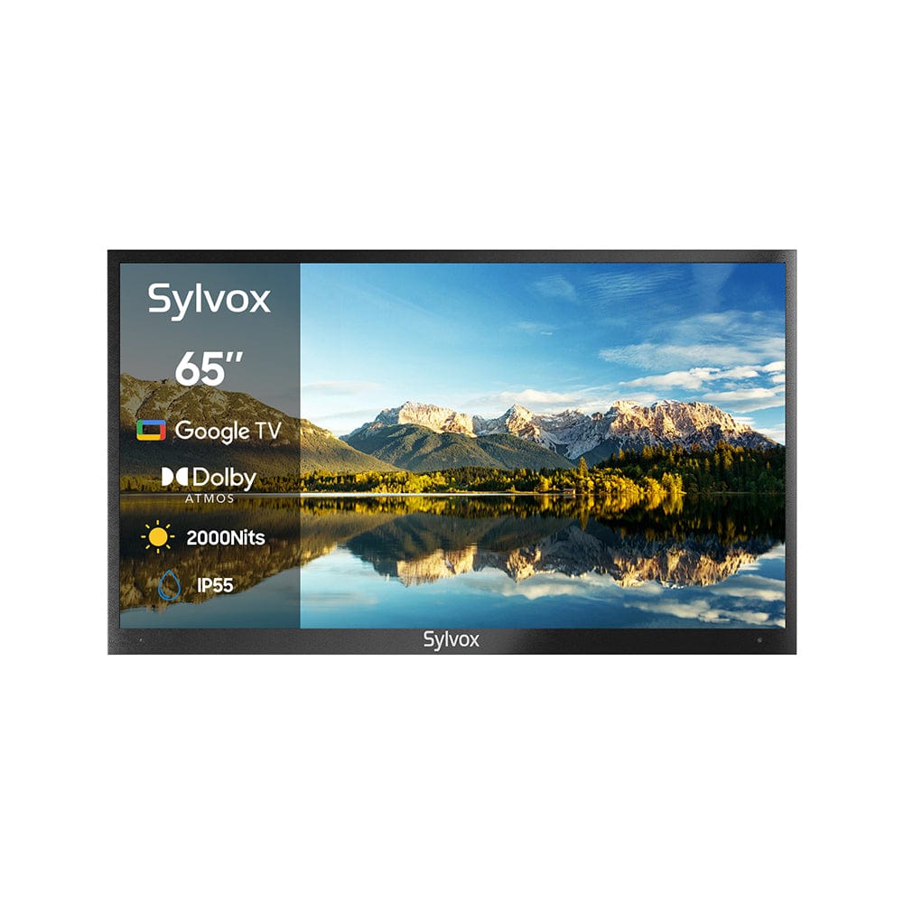 SYLVOX 65" 2000Nit Google Outdoor TV - 2024 Pool Pro 2.0 Series(NEW)