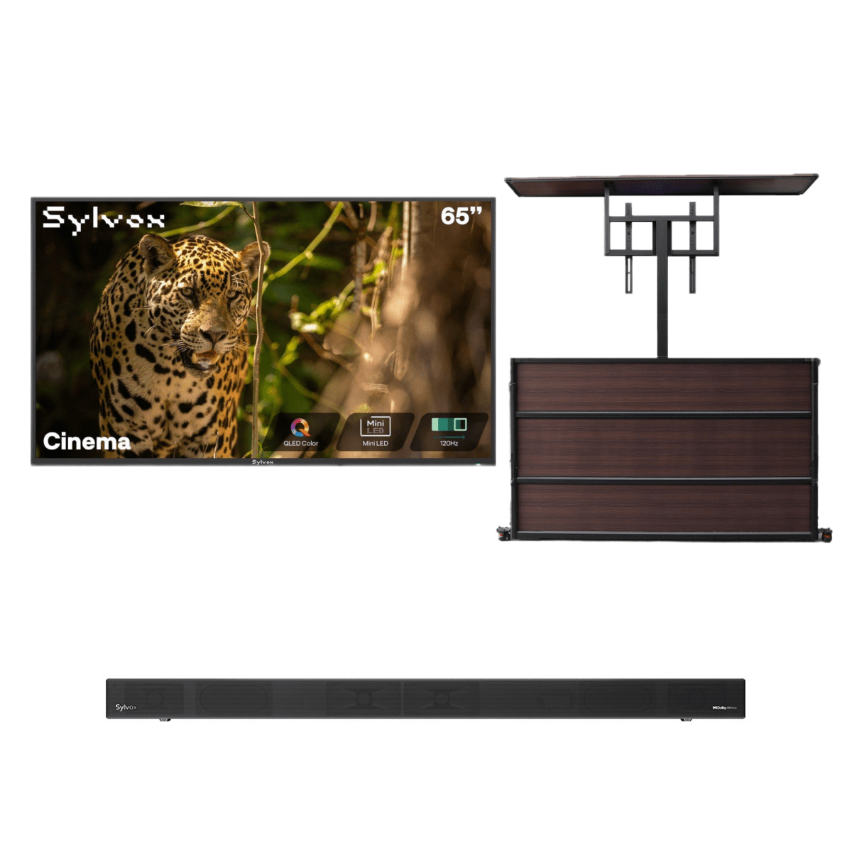 Sylvox Cinema 75" Helio QLED 120HZ Outdoor TV(2000Nits)-2025 Model