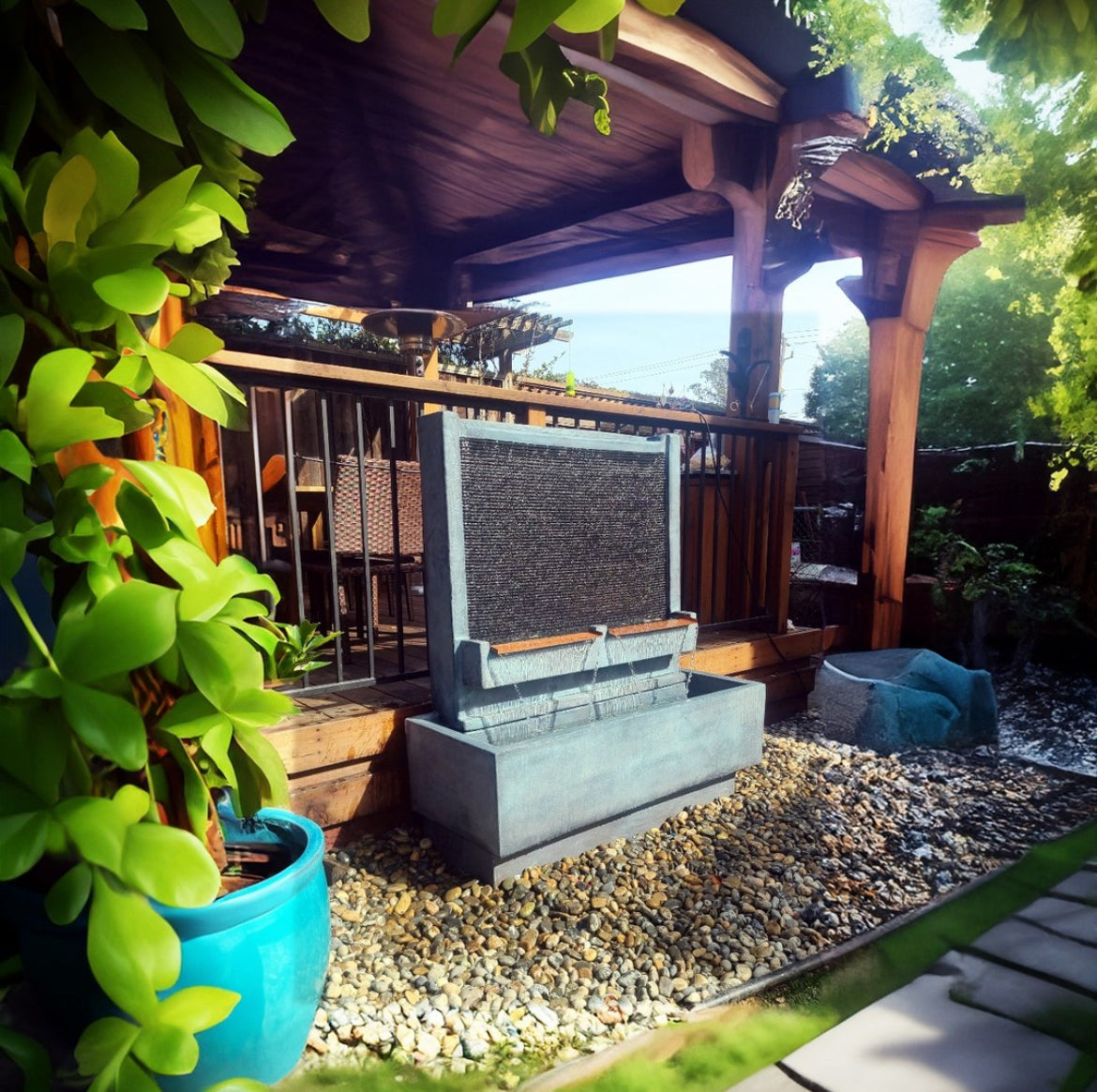 Exquisite Double Brentwood Wall Fountain for a Touch of Elegance