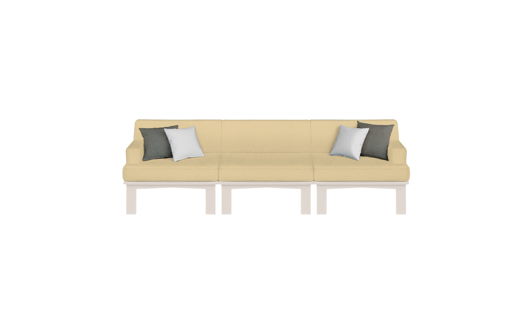 Ledge Mainstay Sectional 3 Piece Sofa