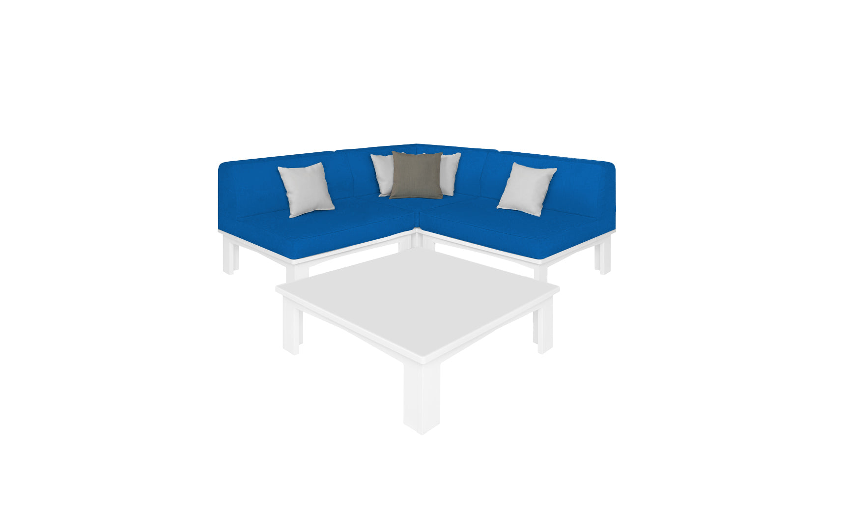 Ledge Mainstay Sectional 4 Piece Diamond