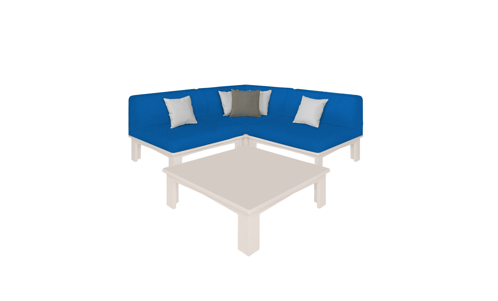 Ledge Mainstay Sectional 4 Piece Diamond