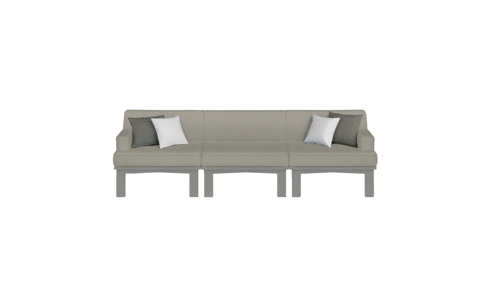 Ledge Mainstay Sectional 3 Piece Sofa