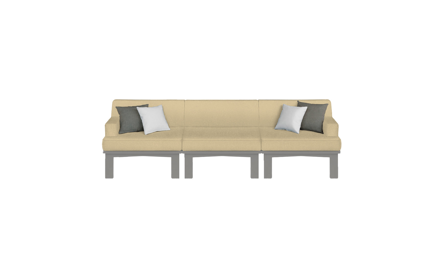 Ledge Mainstay Sectional 3 Piece Sofa