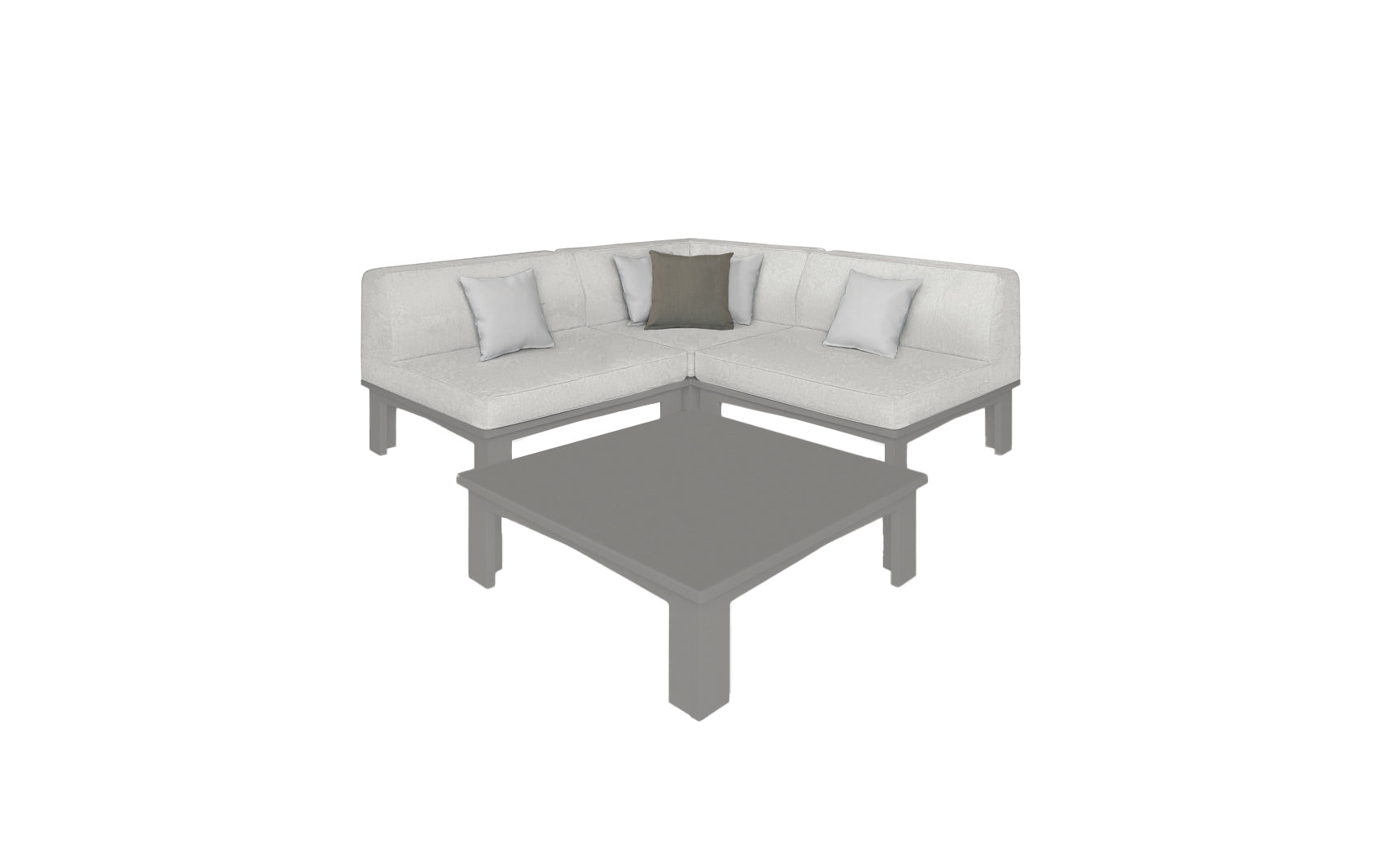 Ledge Mainstay Sectional 4 Piece Diamond