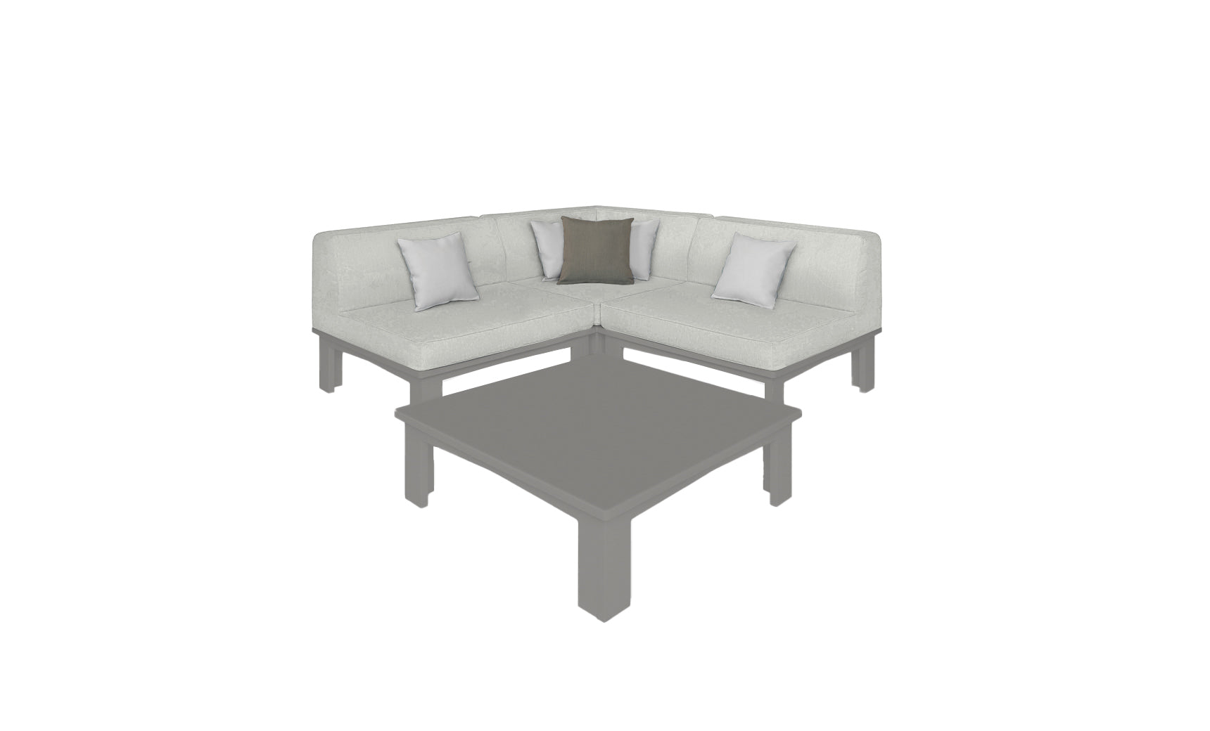 Ledge Mainstay Sectional 4 Piece Diamond