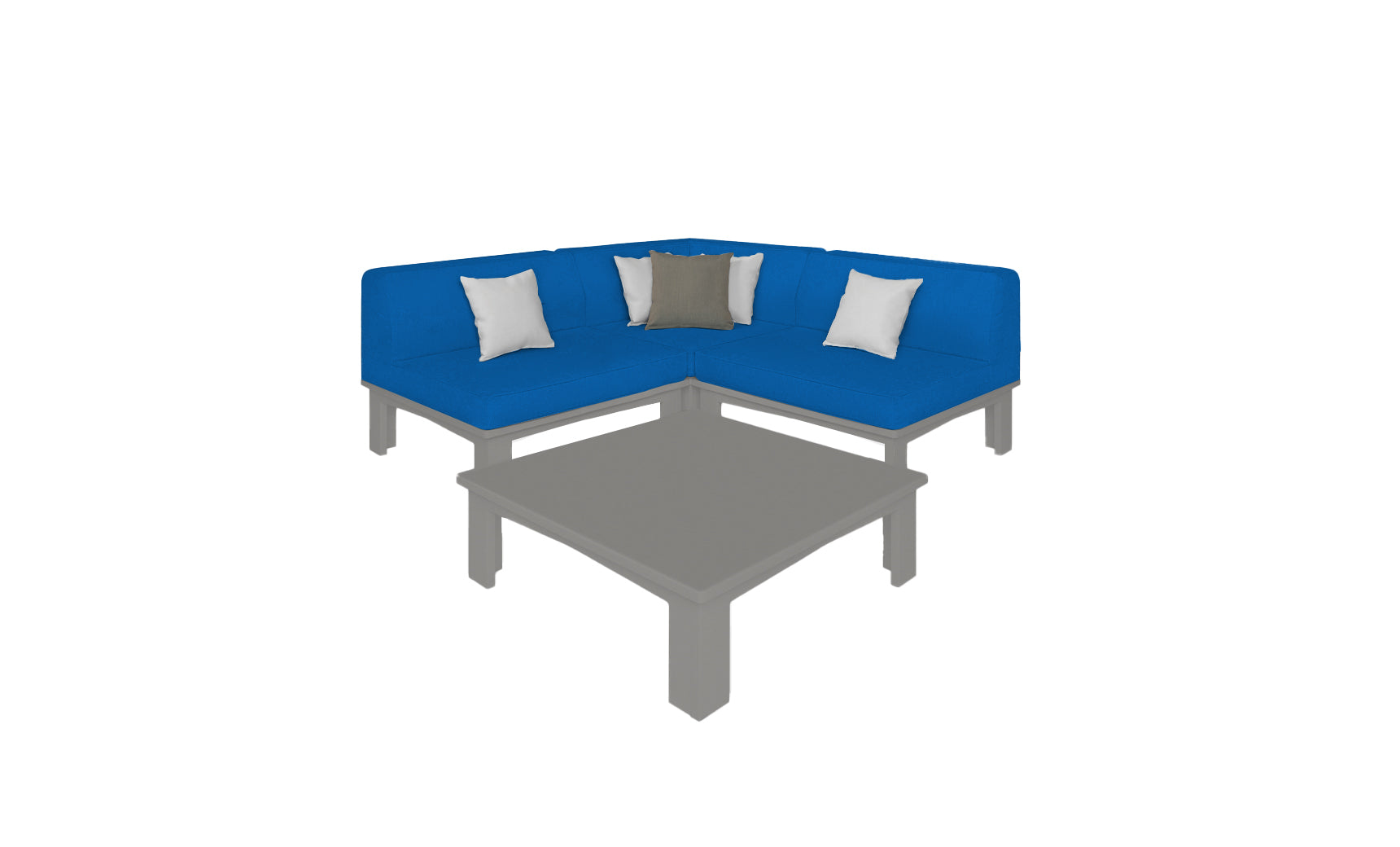 Ledge Mainstay Sectional 4 Piece Diamond
