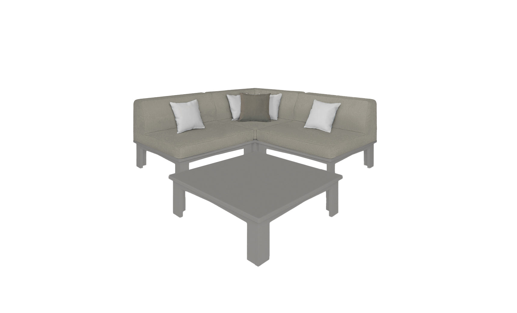 Ledge Mainstay Sectional 4 Piece Diamond