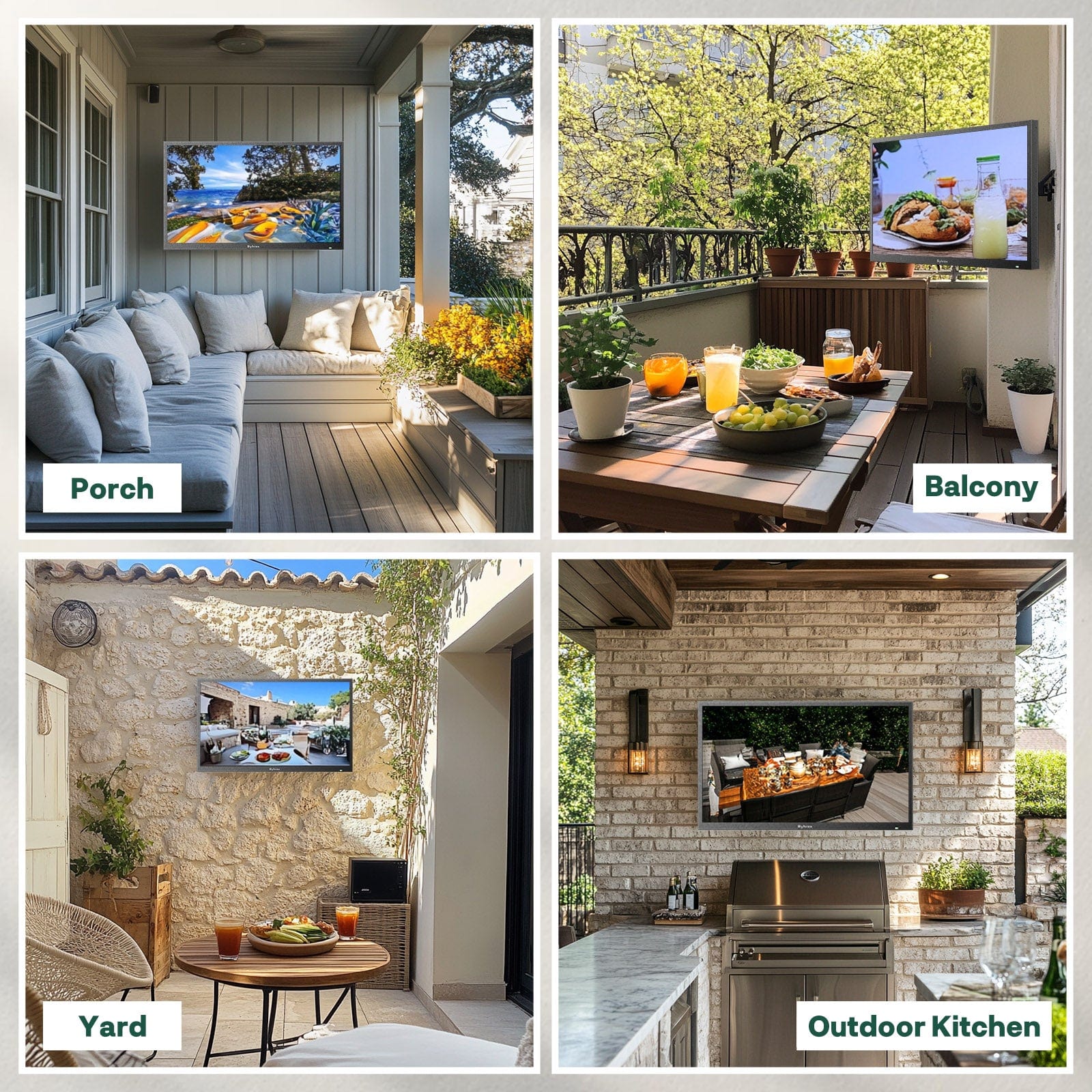 Sylvox 32" Pool SE Weatherproof TV (1500nit Brightness)