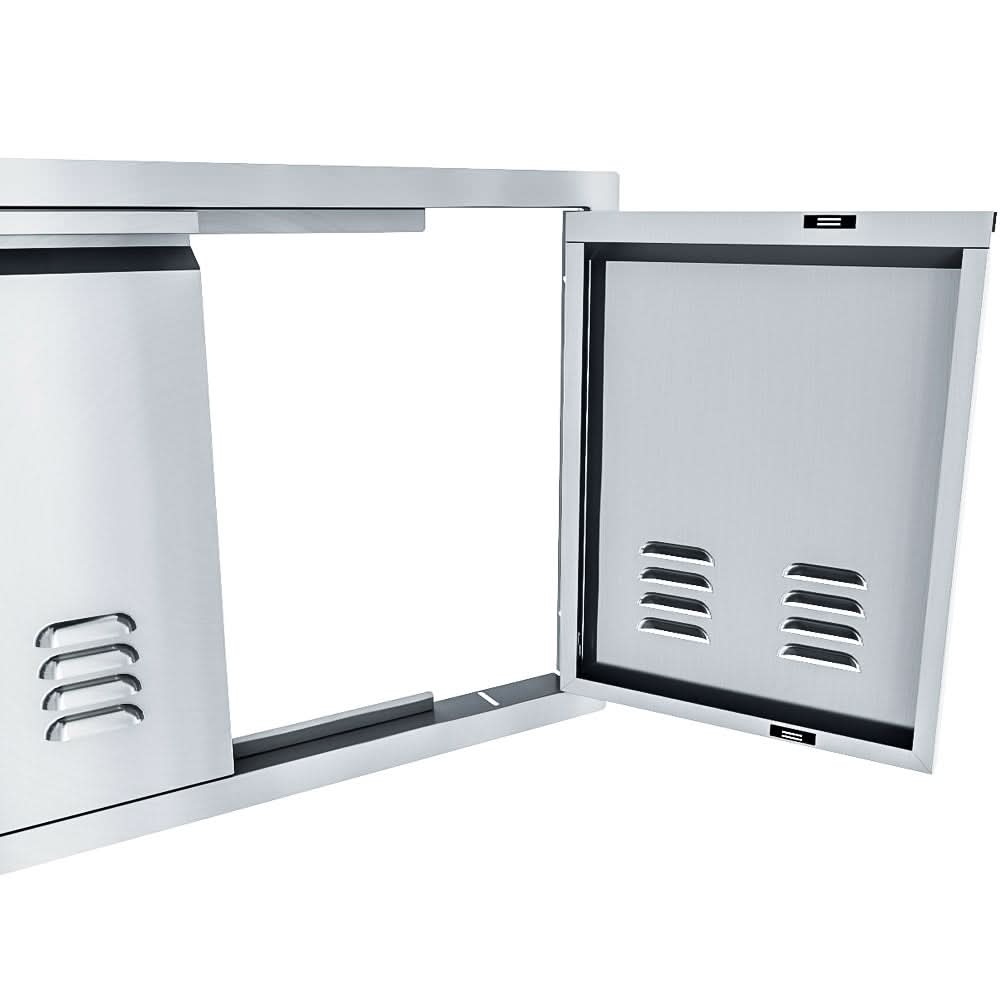 Sunstone 36 Inch Aruba Series Vented Double Doors - ARU-DDV36
