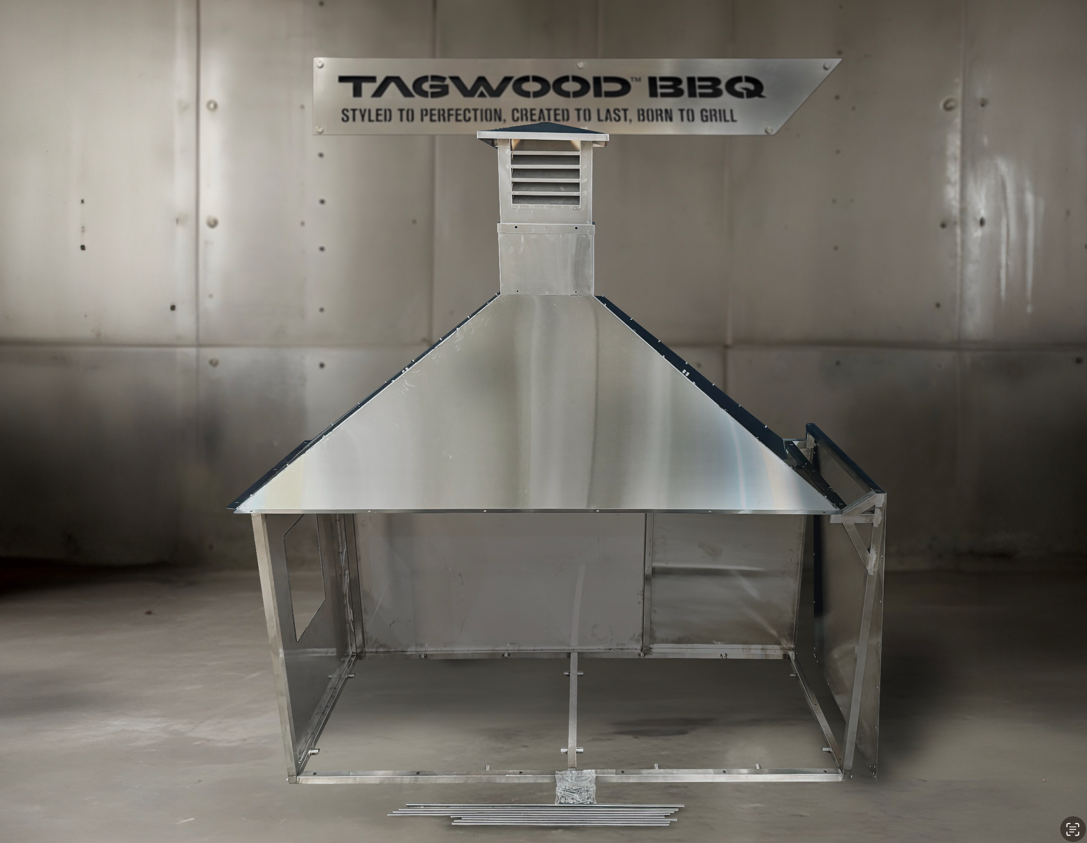 Tagwood BBQ Attachment Built-in Smoke Hood -- ASH28- PRE-ORDER
