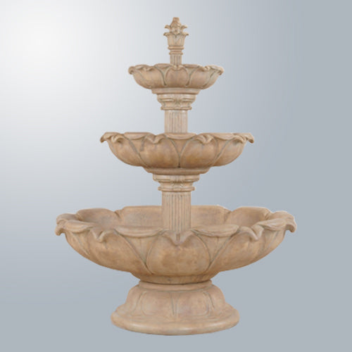 Elegant Short Three-Tier Acquarossa Fountain