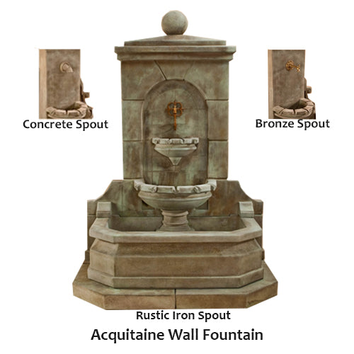 Elegant Acquitaine Wall Fountain for a Touch of Serenity