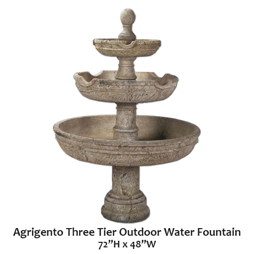 Stunning Three-Tier Outdoor Water Fountain for Your Garden Bliss