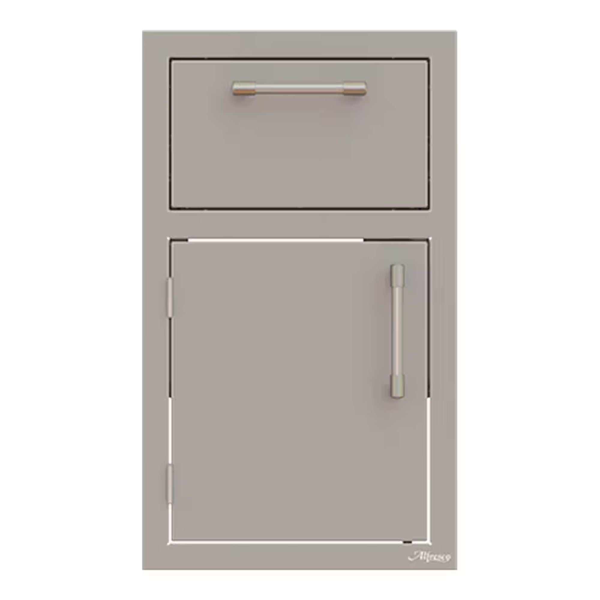 Alfresco 17-Inch Stainless Steel Left-Hinged Door & Paper Towel Holder Combo