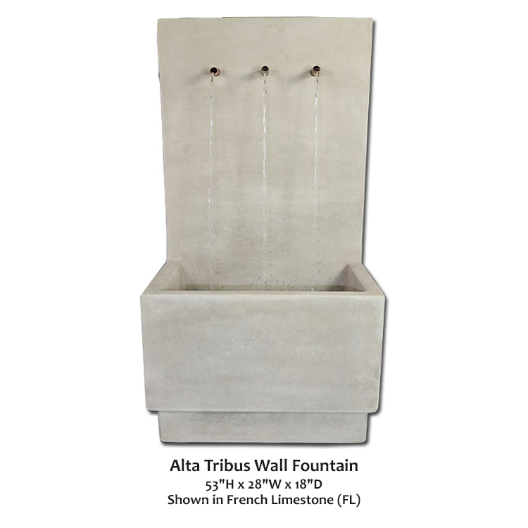 Exquisite Alta Tribus Wall Fountain for Elegant Outdoor Spaces
