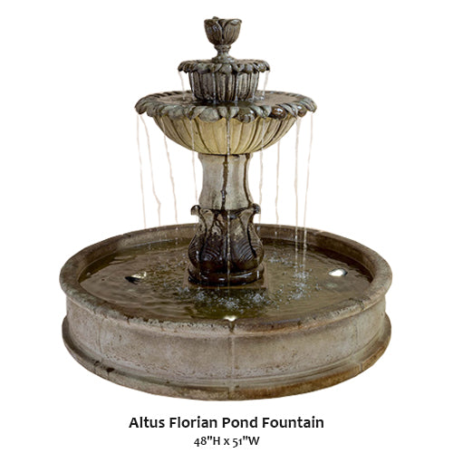 Captivating Altus Florian Pond Fountain